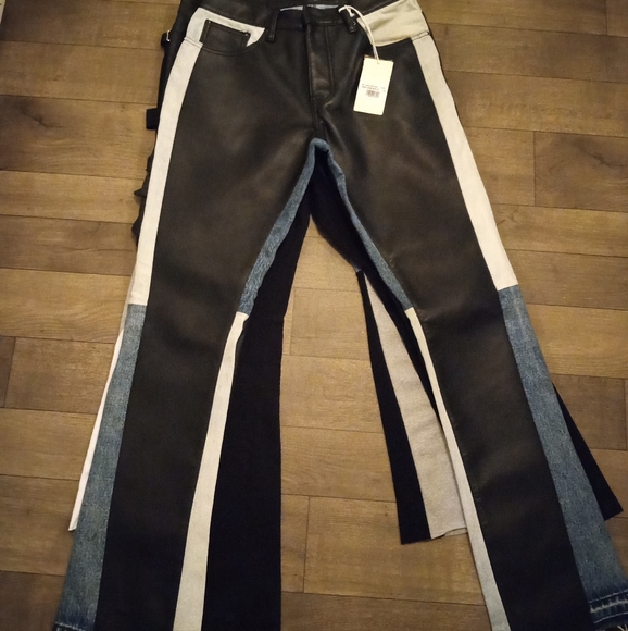 Men's designer stacked pants, sweats and jeans - Picture 6 of 8
